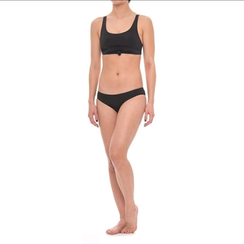 Tee Ink Ivy Knot bikini in Black Sz 4